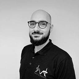 Closeup of Gus El-Badaoui